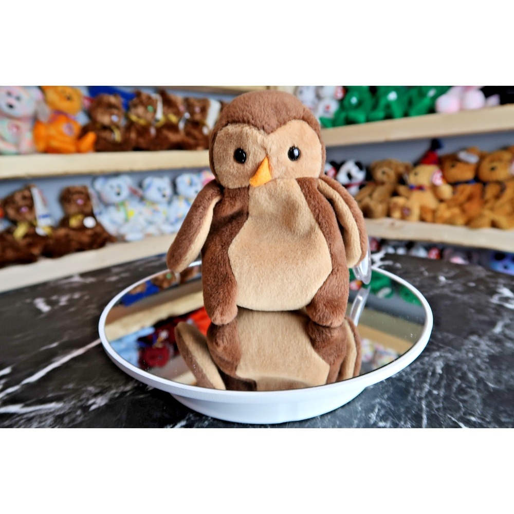 TY Beanie Baby - Hoot the Owl | MWMT | Vintage | Rare